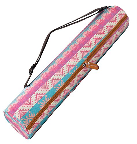 Yogatasche »Sunita« von #DoYourYoga aus hochwertigem Canvas (Segeltuch), aufwendig verarbeitet, für extra große Yogamatten und Gymnastikmatten bis zu einer Größe von 186 x 63 x 0,6 cm, in verschiedenen Edel-Designs erhältlich. - 2