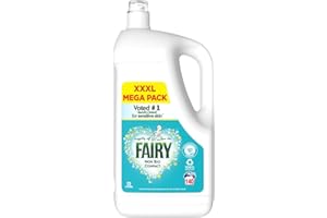 STAR FASHION GLOBAL LTD Fairy Non Bio Laundry Detergent Liquid - Hypoallergenic Tested - 140 Wash, 4.34L