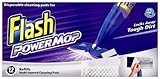 Flash Powermop 12 Refill Cleaning Pads (Pack of 4, Total 48 Pads)