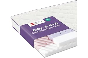 Traeumeland T015101 premium North Star baby madrass, 60 x 120 cm, Muli-färg