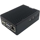 Raspberry Pi 5 Al&uuml;minyum End&uuml;striyel Muhafaza Kutusu