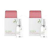 Amazon Aware Siero viso anti-età con acido ialuronico e aloe vera biologica, 40 ml (Confezione da 2)