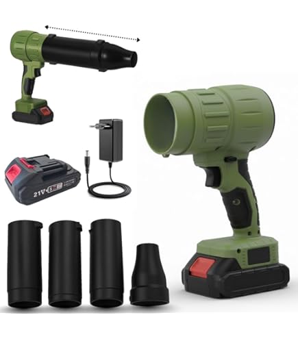 Soffiatore Turbo YOFIDRA 18V Per Foglie E Polvere – Compatibile Batteria Makita – Potente