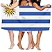 Produktbild New Shorts Beach Towel Flag of Uruguay 80" X 130" Soft Lightweight Absorbent for Bath Swimming Pool Yoga Pilates Picnic Blanket Towels