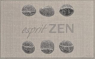 Tapis D&eacute;co Tapis Imprim&eacute; Esprit Zen Polyamide/Latex 80 x 50 cm