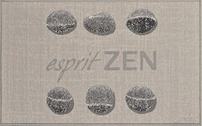 Tapis Déco Tapis Imprimé Esprit Zen Polyamide/Latex 80 x 50 cm
