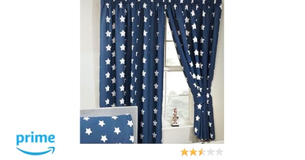 Rapport 168cm X 183cm Price Right Home Navy Blue And White Stars