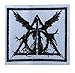 Produktbild Heiligtümer des Todes Stickerei Patch Eisen auf oder Nähen auf Motiv Harry Potter Transfer Hogwarts Aufnäher