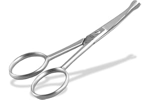 INSTRUMENTENRW Ciseaux de toilettage pour chiens et chats de Solingen - Fabriqués en Allemagne - Acier inoxydable avec pointes arrondies pour couper en toute sécurité les poils des animaux 10,5 cm