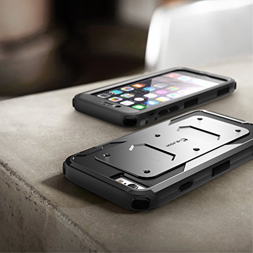 iPhone 6s Plus Case, [Armorbox] i-Blason Builtin [Screen Protector] Heavy Duty Shock Reduction [Bumper] for Apple iPhone 6 Plus 5.5 Inch (Black)