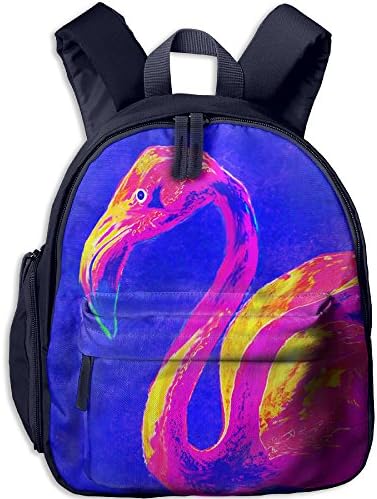 Cutebag Pink Flamingo Art Girls / Boys Backpack Kids Bag Childeren School Rucksack
