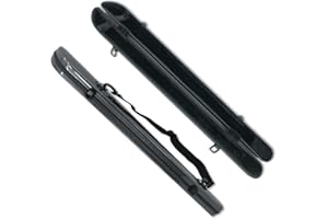 yinfente Étui pour archet de violon, alto, violoncelle - En fibre de carbone - Robuste et léger - Peut contenir 2 archets - Sangle réglable