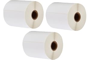 LEYF Etichetta autoadesive di spedizione 100mm x 150mm - anima da 3 pollice - 3 rotolo etichetta confezione x 370 pezzi per rotolo =1110 etichette - DHL-UPS-DPD,compatibile con Zebra