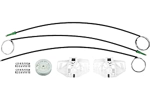 Bossmobil compatible con PARTNER Combispace (5F), PARTNER, PARTNER (5), Delantero derecho o izquierdo, kit de reparación de elevalunas eléctricos
