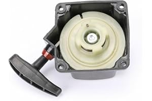QOXEZY Avviatore a strappo da 66 mm, parte di avviamento a strappo per decespugliatore da 49 cc e 52 cc, pezzi di ricambio