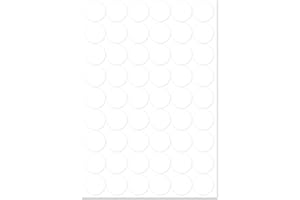 DOANTE 54 Pezzi Tappi Coprivite Adesivi Autoadesivi - Copriviti Bianchi per Fori Viti Ø 2 cm, Armadi e Scrivanie