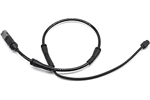 HISports Bremsscheiben hinten, ABS Sensor, Bremsbelag Sensor, Hinten Bremssensor Kabel 34356792289, Ersatzteil für F20 F30 F80 330i GT XDrive 2017-2018