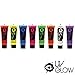UV Glow Neon Face and Body Paint 10ml - Set of 8 Tubes - All Colours Fluorescent