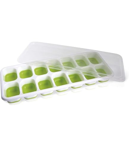 Set 3 Stampi Per Ghiaccio Silicone Con Coperchio - 45 Cubetti Grandi 3.3 Cm Per Whisky E Cocktail - 2