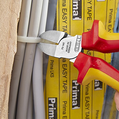 KNIPEX 70 26 160 Seitenschneider, bündiges Schneiden bis Ø 4,0 mm, isoliert und VDE-geprüft, 160 mm - 4