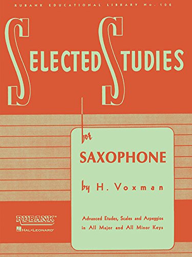 Selected Studies For Saxophone Rubank Educational Library Band 106 - 