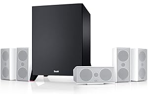 Teufel CONSONO 35 Mk3 Power Edition 5.1 Set - Heimkino Lautsprecher mit Mächtiger Subwoofer, Hi-Fi-Satelliten, Surround Soundanlage - weiß