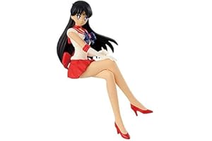 Luxetoys Tsukino Usagi Anime Figur Sailor Mercury, Mars, Venus, Jupiter Figur mit sitzender Position, 12cm Modell Statue als Auto Dekoration. (Sailor Mars)