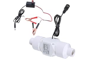 LEJIAJU 12V Extractor Fan Low Noise Inline Duct Hydroponic Air Blower Exhaust Fan for Home Bathroom Grow Room Ventilation