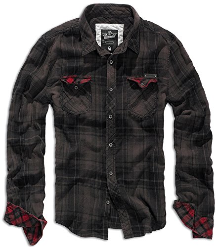 Brandit Checkshirt Duncan Brown-Black XXL