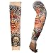 EZI 2 Pcs Fake Nylon Kid Temporary Fake Tattoo Sleeves Arm Stockings Goth Punk Cool Child # 7600522