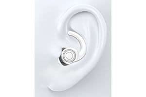SUPCEAT Tapones para los oídos para dormir y protección auditiva, 2 tamaños, lavables y reutilizables, de silicona, para dormir, festivales, conciertos, trabajar, aprender
