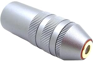 Yaowanguan Adapter Zbalansowany XLR na 4.4 mm do Odtwarzacz Audio/Wzmacniacz Mocy,Męski do Żeńskiego 4-Pinowy Miedź Złącze Słuchawkowe XLR CD Hi-Fi Konwerter Złącze