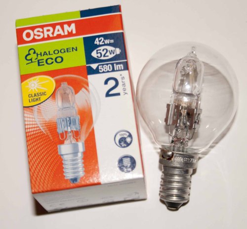 Preisvergleich Produktbild OSRAM HV-H E14 42W TRANSP TROPF 2000h