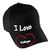 Produktbild Multifanshop Baseballcap Modern I Love Esslingen schwarz
