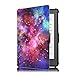 Produktbild KOBO Klare HD Hülle - Ultra Dünn und Leicht PU Leder Schutzhülle Tasche mit Auto Aufwachen/Schlaf Funktion für KOBO Klare HD Touchscreen E-Book Reader 15,2 cm (6,0 Zoll) 2018 Modell, Milchstraße