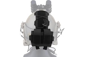 KRYDEX Taktische Helm Batterie Tasche, Gegengewicht Tasche Ausgleichsgewicht Tasche mit Klettverschluss für MK2 Taktische Helme