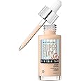 Maybelline Super Stay Skin Tint Foundation, With Vitamin C*, Foundation and Skincare, Long-Lasting up to 24H, Vegan Formula, Shade 05.5