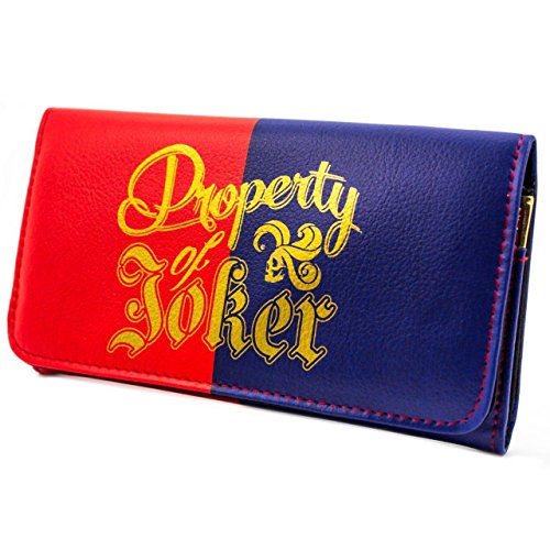 Preisvergleich Produktbild Suicide Squad Property Of The Joker Rot Portemonnaie Geldbörse