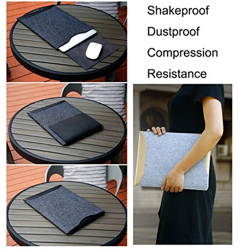 Super moderne Nachahmung Leder u  Filz Laptoptasche Tablette-Kasten-Mausunterlage-Aktenkoffer   Computer-Beutel   Laptop-Kasten   tragen Kasten zum 11