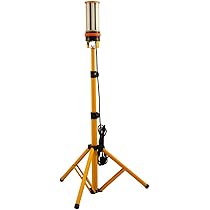 Faretto LED Da Cantiere Solare Ricaricabile - 8000 Lumen, Treppiede, Batteria 13200mAh