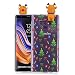 Produktbild Everainy Samsung Galaxy Note 9 Silikon Hülle 3D Weihnachts dünn Durchsichtig Hüllen Handyhülle Gummi Samsung Note 9 Schutzhülle Stoßfest TPU Transparent Stoßstange Cover (Weihnachtsbaum)