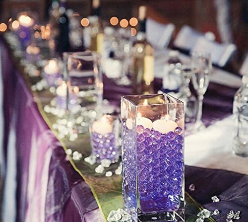 2000X Wasserperlen Pflanze Blume Kristall Boden Vase Hochzeit Dekoration - 4