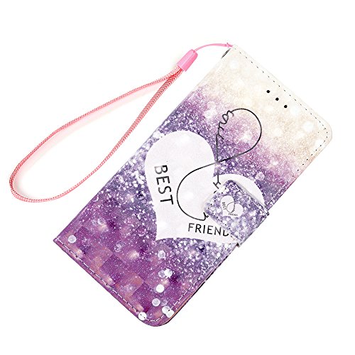 Lanveni S8 H  lle  Handyh  lle f  r Flip Case Cover PU Lederh  lle Schutzh  lle Magnetverschluss Ledertasche mit Stander Function Brieftasche Card Slo