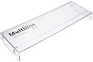 eRicambi®, Sportello Frontale Crisper MultiBox per per Frigorifero, Compatibile con Bosch Siemens Neff, Dimensioni: 449x143x43 (mm), per Modelli: KGN 3KFE Trasparente