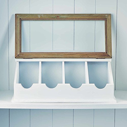 BUTLERS CAMPAGNE Besteckkasten mit Glasdeckel - Besteckaufbewahrung