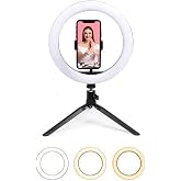 Buffer 8in&ccedil; 20cm Youtube Instagram Tiktok Selfie St&uuml;dyo Video Fotoğraf Ring Light Tripod Led Halka Işık