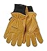 Price comparison product image KINCO 901-L Men's Pigskin Leather Ski Glove, Heat Keep Thermal Lining, Draylon Thread, Large, Golden