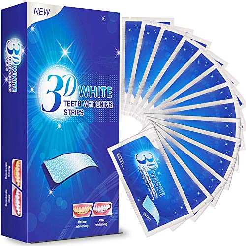 Zahnaufhellung Streifen White Stripes Zähne, Zahnpflegeset Bleaching Stripes für Weiße Zähne