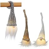 Unbekannt 3er Set Deko Wichtel H:33 cm - tolles Wichtelgeschenk, Adventsdeko, Weihnachtsdeko