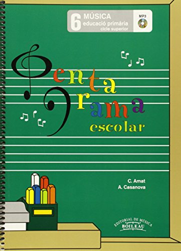 Pentagrama Escolar 6Català (Llibre + CD): Educació Primària Cicle Superior